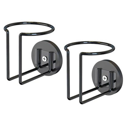 2 Pcs Magnetic Cup Holder, Magnetic Drink Holder for Tractor Refrigerator Treadmill Mower Truck Rv Boat Metal Surface