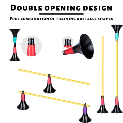 Basketball Training Cones and Agility Poles Set - color: Blue