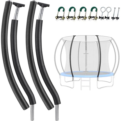 2PCS Trampoline Poles Replacement, Fits 1.65'' Inner Diameter