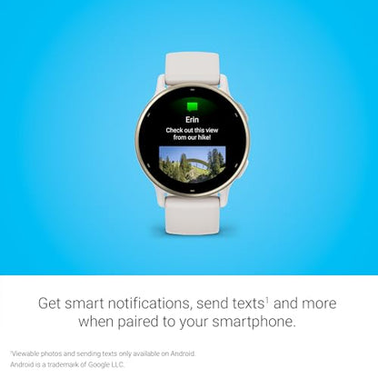Garmin vívoactive® 5, Health & Fitness GPS Smartwatch, 42mm, Ivory - color: Ivory