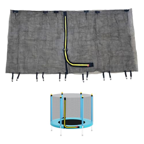 55" 60" Trampoline Replacement Net, with Zippers, Protection Buckles(Net Only) - size: Fits 55" Frame