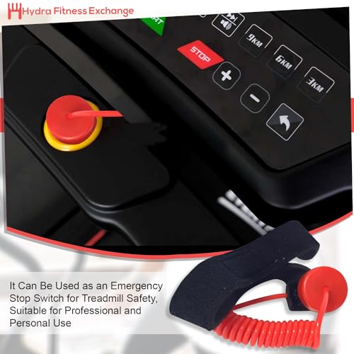 Hydra Fitness Exchange Treadmill Safety Key Replacement, Emergency Stop Safety Key for Treadmill - color: 71011-NEW