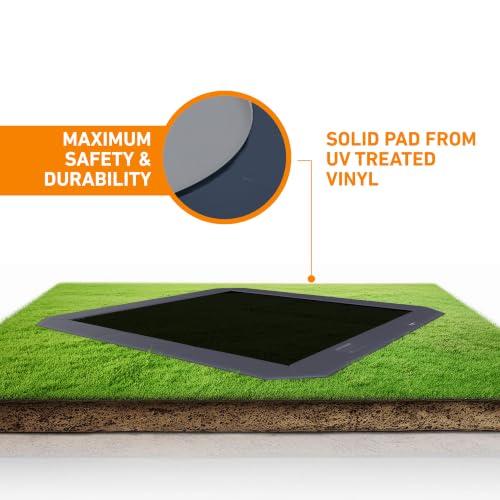 Avyna Premium In-Ground Trampoline – Outdoor Trampoline for Kids and Adults with Advanced Safety Features - size: 15x15' FT - Square