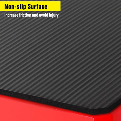 Plyometric Boxes for Jumping - color: Red, size: 12/18/24/30 inch