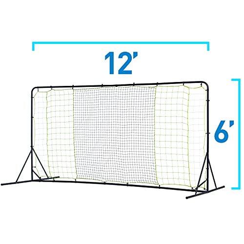 Franklin Sports Soccer Rebounder - style: 12' x 6' - Black