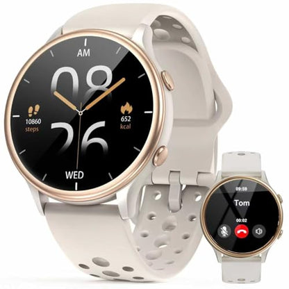 ICOMTOFIT Smart Watches for Women, Fitness Tracker with Heart Rate & SpO2 Monitor, IP67 Waterproof Activity Tracker for Men & Women, Smart Watch Works with Android and iPhone