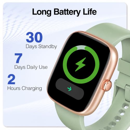 Fitness Tracker Watch with Heart Rate, Activity Tracker, Pedometer Watch - color: Light Green