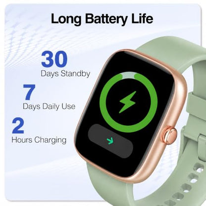 Fitness Tracker Watch with Heart Rate, Activity Tracker, Pedometer Watch - color: Light Green