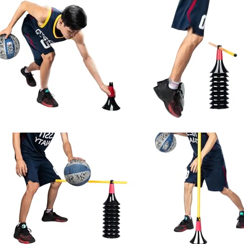 Basketball Training Cones and Agility Poles Set - color: Blue