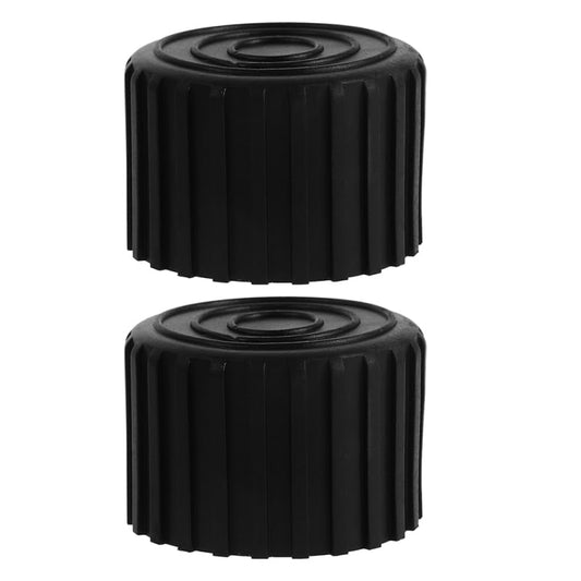 Fitness Equipment Foot Pads 2Pcs Non-Slip Rubber Leg Protectors for Exercise Machines Floor Protection and Noise Reduction 2.36X2.36X1.57In