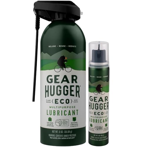Gear Hugger Multipurpose Lubricant Combo, Plant-Based (11oz + 3oz Bottles) - style: Multipurpose Lubricant (11 oz Bottle & 3 oz Bottle)