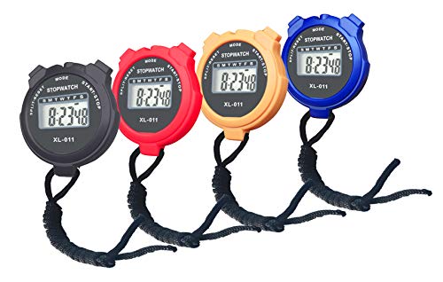 Stop Watch, BESTWYA Stopwatch (Pack of 4,B) - color: B