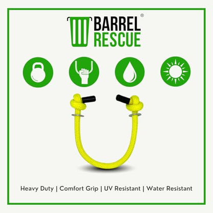 Heavy Duty Premium All-Purpose Rope Handle (1, Yellow) - color: Yellow