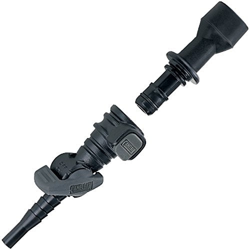 CamelBak HydroLock Tactical Conversion Kit, One‑Handed Flow Control and Big Bite Valve for MOLLE Drink Tubes, Black