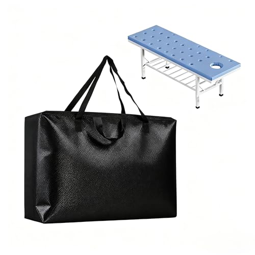 Qivine Upgrade Massage Tables Bag, 28-37 Inch Portable Spa Bed Lightweight Bag, Physical Therapy Table Carry Case with Durable Zipper Tear-Resistant Oxford for Folding Table