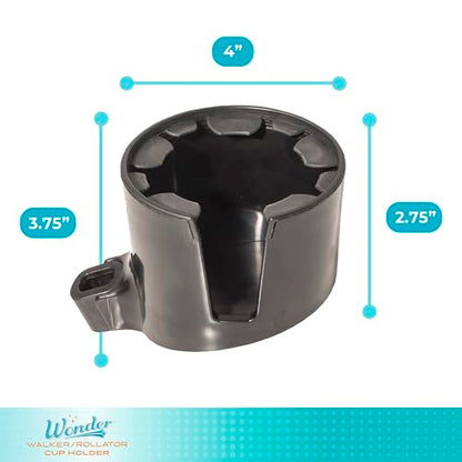 Stander Wonder Cup Holder Accessory, Portable Drink Holder with Easy Attachment, Only Designed to be Compatible with Stander's Wonder-Walkers and Wonder-Rollators