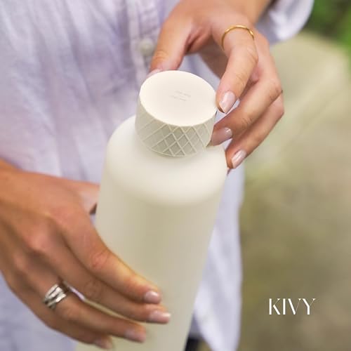 KIVY Large Water Bottle 50oz Tritan - Lightweight & Shatterproof - BPA Free - color: 03 Dark Ruby, size: 50oz