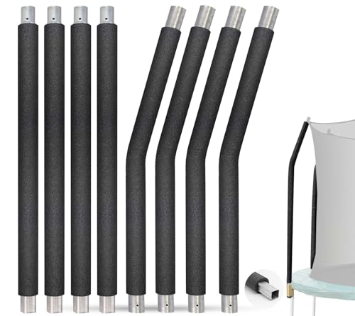 Trampoline Poles Replacement for Skywalker Or Jumpzylla Trampoline Net - style: For Skywalker 4201&4202-4xUpper+4xLower Tubes