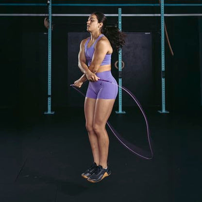 Velites Cyclone Jump Rope for CrossFit and Training - color: Purple