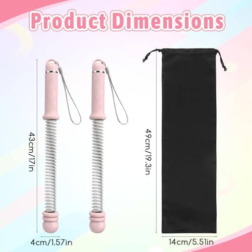 2 Pcs Adjustable Ropeless Battle Ropes for Home Gym