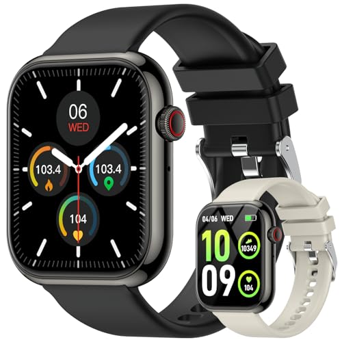 Smart Watch for Men Women Fitness: Waterproof Make Answer Call Running Smartwatch for Android Phone iPhone Samsung Compatible Digital Mens Watches SpO2 Sleep Heart Rate Monitor Step Pedometer Tracker