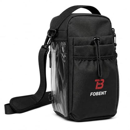 Compact Gym Organizer Bag with Phone Pocket & Bottle Holder, Magnetic Back for Flat Metal Surfaces, Gym Essentials Bag for Keys, Towel, Straps, Earbuds & Workout Accessories