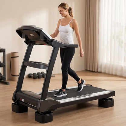 6PCS Treadmill Incline Riser Blocks, Walking Pad Incline Blocks for Home Gym, Adjustable Stackable Leveling Non-Slip Risers for Running/Walking Machine to Simulate Uphill Training