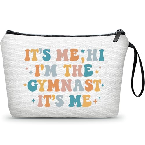 Gymnastics Girl Coach Birthday Gifts Stuff Zipper Makeup Cosmetic Bag Teen Friend Daughter Sister Christmas - color: gymnastics52