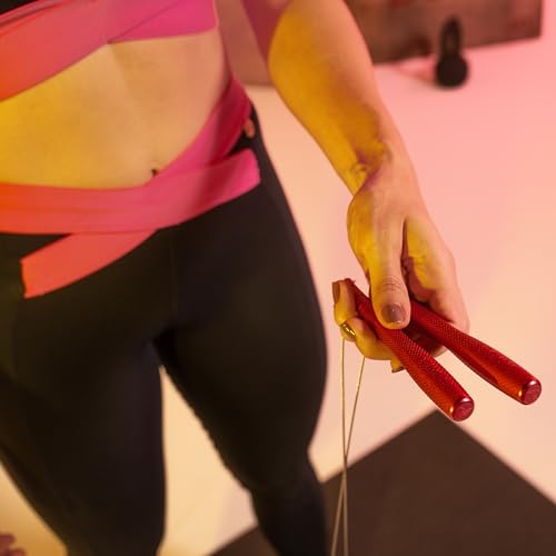 Elite Jumps Bullet COMP Speed Jump Rope, Double Under WOD - color: Silver