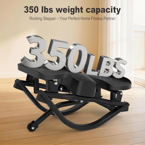 HOTWAVE Rock Stepper, The Rock Stepper Side to Side Exercise Machine - color: Black, size: Pro