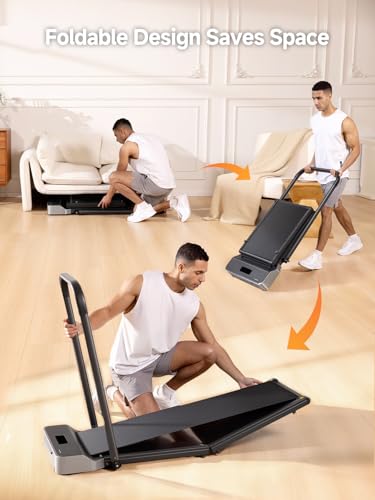 WalkingPad Foldable Walking Pad Treadmill with Handle Bar Under Desk