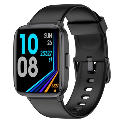 Fitness Tracker Watch with Heart Rate, Activity Tracker, Pedometer Watch - color: Black