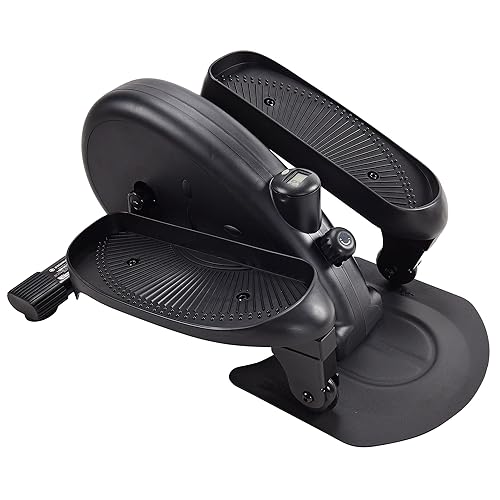 Stamina Inmotion Compact Strider Foot Exercise Machine - Under Desk Elliptical - Standing or Seated Elliptical Fitness Equipment - color: Black