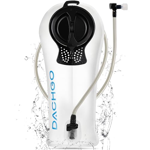 Hydration Bladder, 1.5L 2L 3L Water Bladder for Hiking Backpack, BPA-Free & Taste-Free Hydration Water Reservoir, Camping Cycling Running - color: Clear White, size: 1.5L