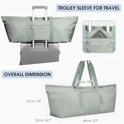 sportsnew Large Yoga Mat Bag Trolley Sleeve Gym Carrier Shoe Bag Wet Pocket - color: Green