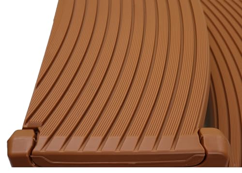 Confer Plastics Resin Multi Purpose Outdoor Non Slip Portable Spa and Hot Tub Handi-Step Deck Patio Steps Accessories, Redwood - color: Redwood