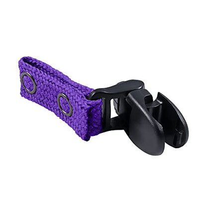 Hydration Pack Drink Tube Lanyard Clip - color: Purple