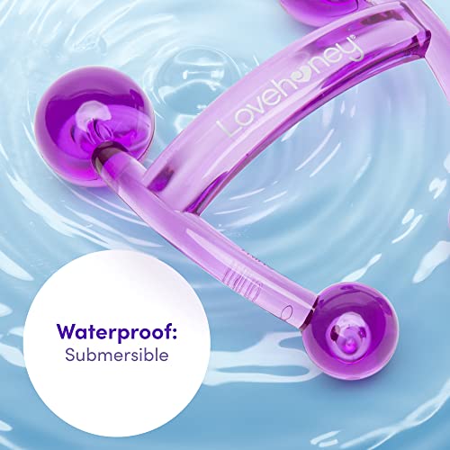 Lovehoney Oh! Body Massager, Handheld Tool for Muscle Pain, Purple - color: Purple