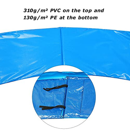 Zoomster Trampoline Safety Pad Trampoline Replacement Pad Safety Spring Cover, No Hole for Poles, Fit 5.5-7 inch Springs (Pads Only)
