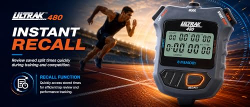 Ultrak 8 Lap Memory Stopwatch