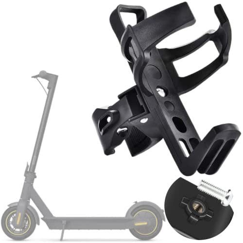 Scooter Cup Holder - Bike Bottle Holder 360 Degrees Rotation, Anti-Slip Fast Dismounting Accessories Cup/Bottle Drink Holder fit for Electric Scooter Wheelchair Electric Motorcycle, Black - color: Black