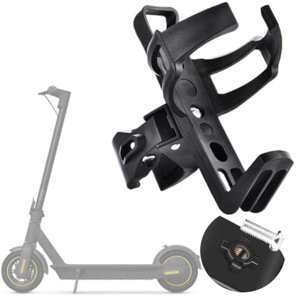 Scooter Cup Holder - Bike Bottle Holder 360 Degrees Rotation, Anti-Slip Fast Dismounting Accessories Cup/Bottle Drink Holder fit for Electric Scooter Wheelchair Electric Motorcycle, Black - color: Black