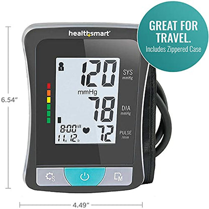 HealthSmart Digital Select Arm Blood Pressure Monitor with Automatic Upper Arm Cuff that Displays Blood Pressure, Pulse Rate and Irregular Heartbeat, Stores up to 120 Readings for 2 Users - size: Select, style: Arm