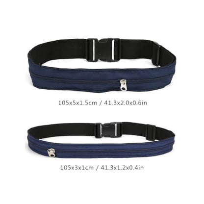 Travel Belt Money Waist Pack for Women Men Hidden Waterproof Anti Theft Passport Security Fanny Pouch Wallet Waist Bag - size: 3CM
