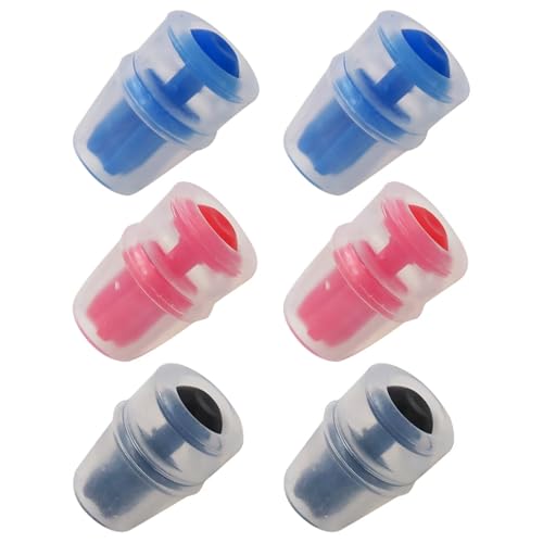 Homesweet 6Pcs Hydration Pack Bite Valve Sheath Safe Nozzle Mouthpiece Replacement Bite Valve Sheath Compatible for Water Bladder Reservoirs Hydration Fit Reservoirs of Varying Capacities, Color