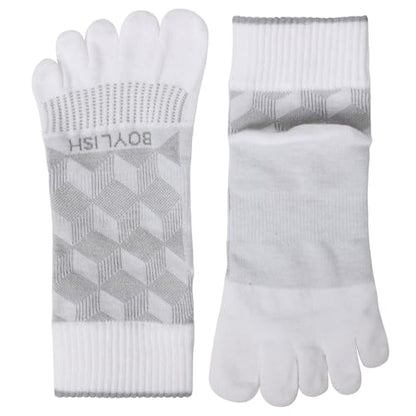 3 Pairs Coolmax Toe Five Finger Running Socks for Men Women -Lightweight Ankle Athletic Sock - color: Coolmax, size: Small