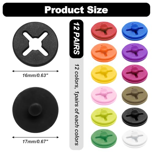Running Bib Clips - color: Mixed Colors