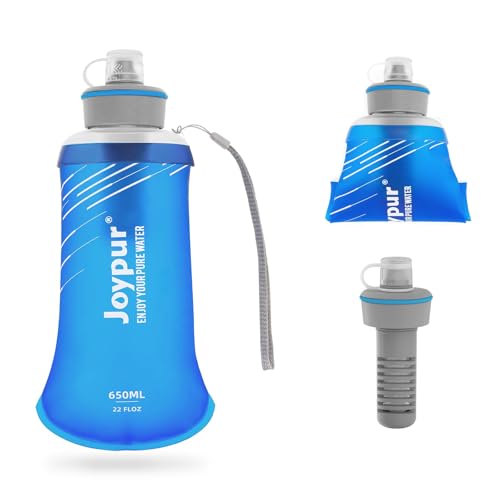 Collapsible Water Filter Bottle with 0.01 Micron Filtration - color: Blue, size: 22 Ounces