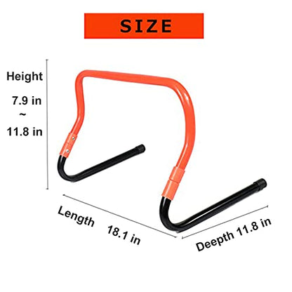 Adjustable Height Hurdle Agility Training Hurdle Set of 5 Set of 10 - color: Set of 10
