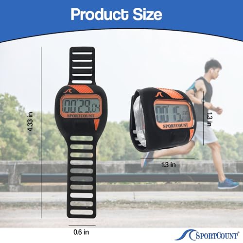 SC Sportcount Countdown Timer - Durable and Water Resistant Lap Tracker - Precise Tracker for Swimming, Running and Cycling